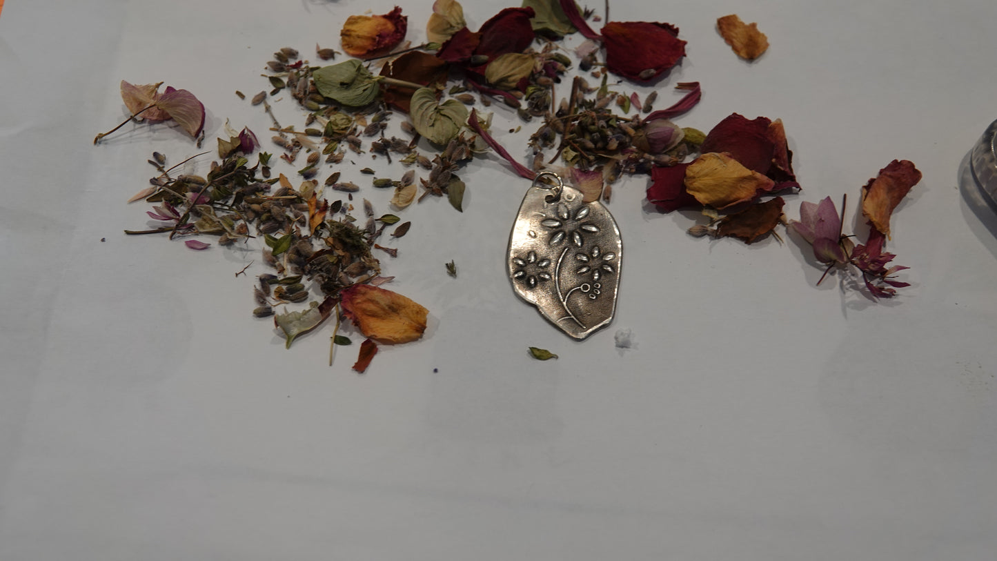 "Floral Pendant"