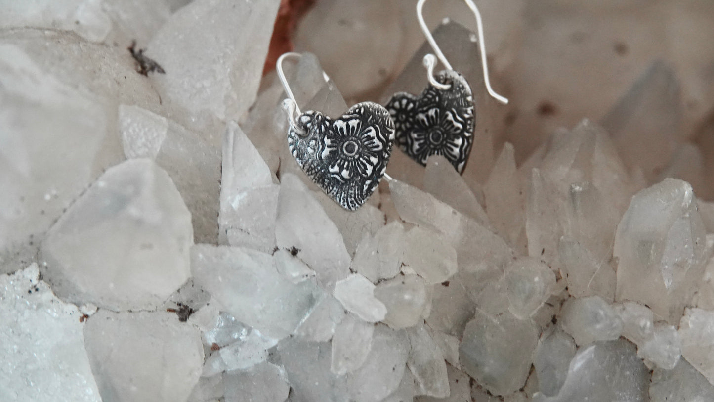 "Heartfelt Blossom Earrings"