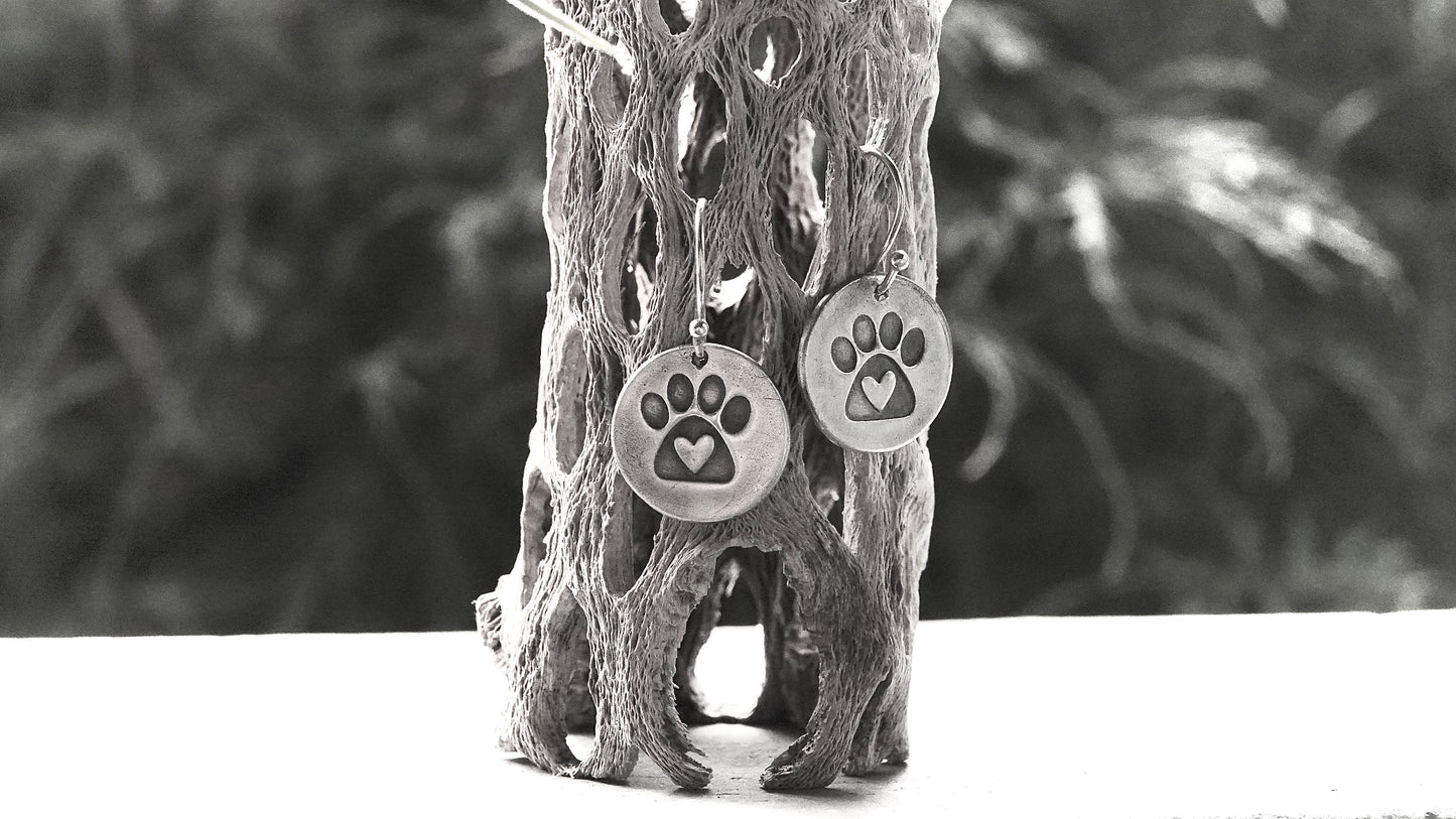 Loyal Companion Dog Print Earrings