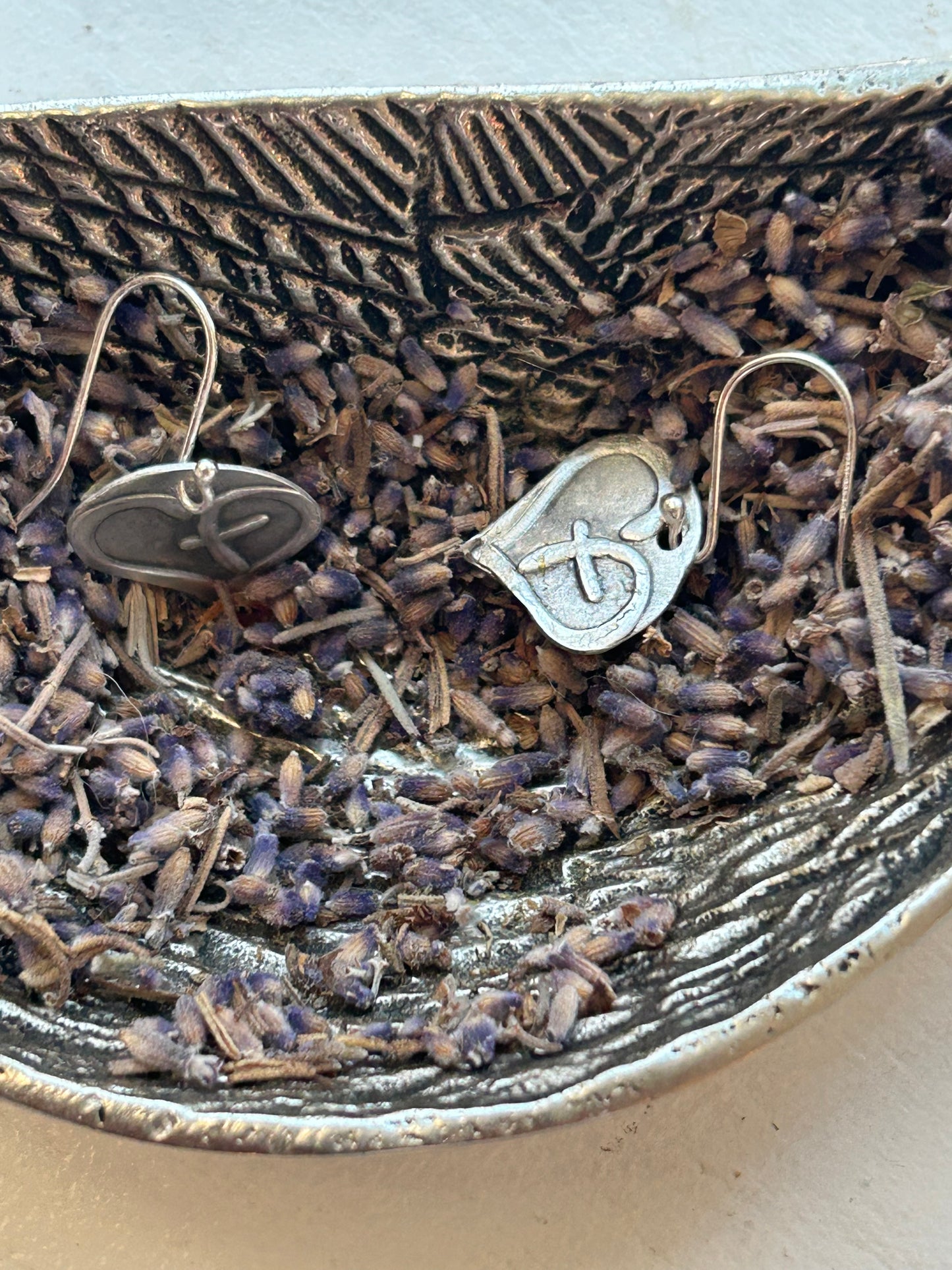 Heart and Cross Earrings