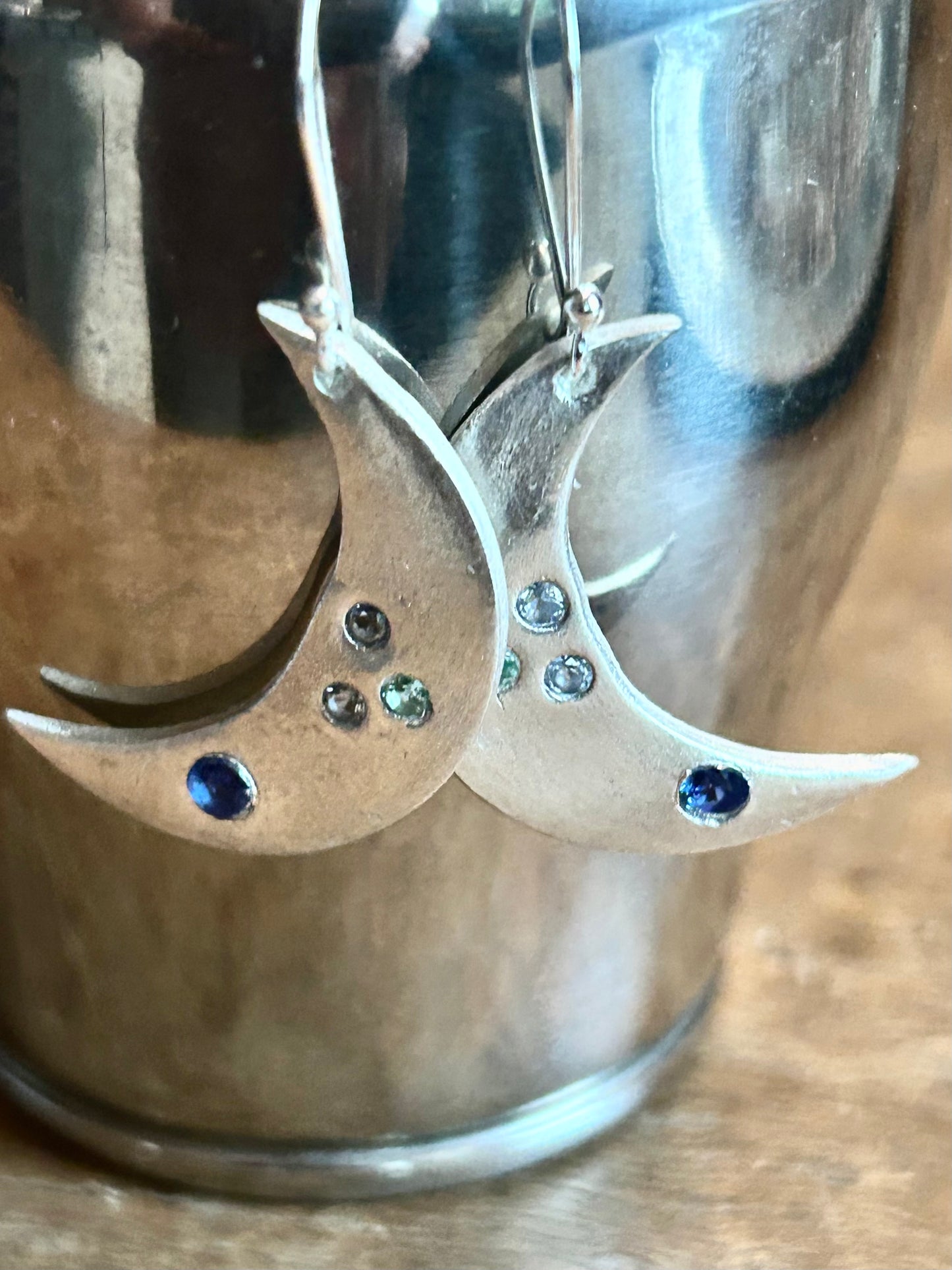 Celestial Crescent Moon Earrings