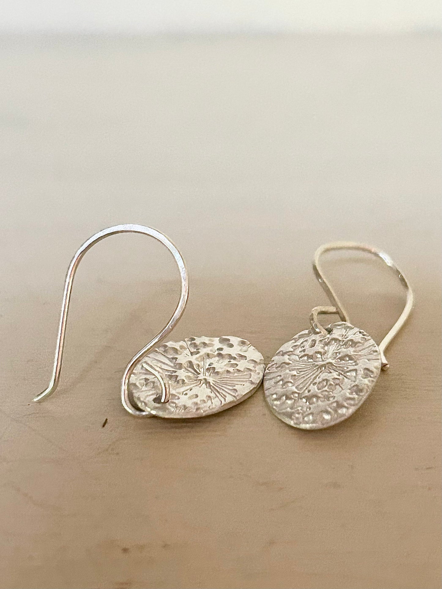 Floral Radiance Silver Earrings