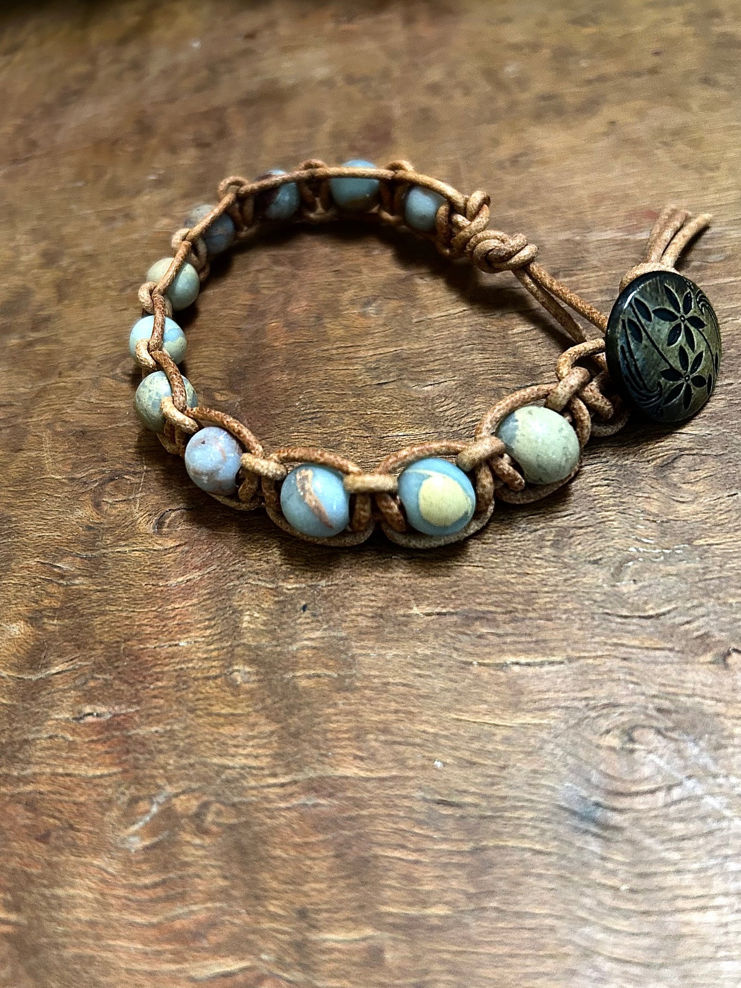 Harmony: Matte Jasper Bracelet