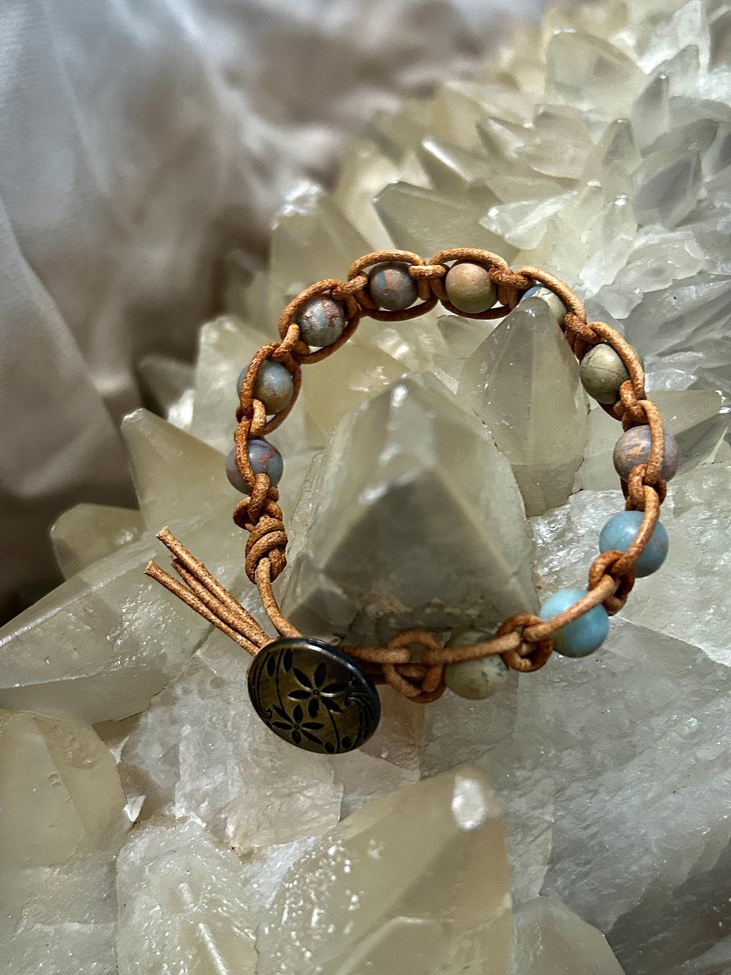 Harmony: Matte Jasper Bracelet