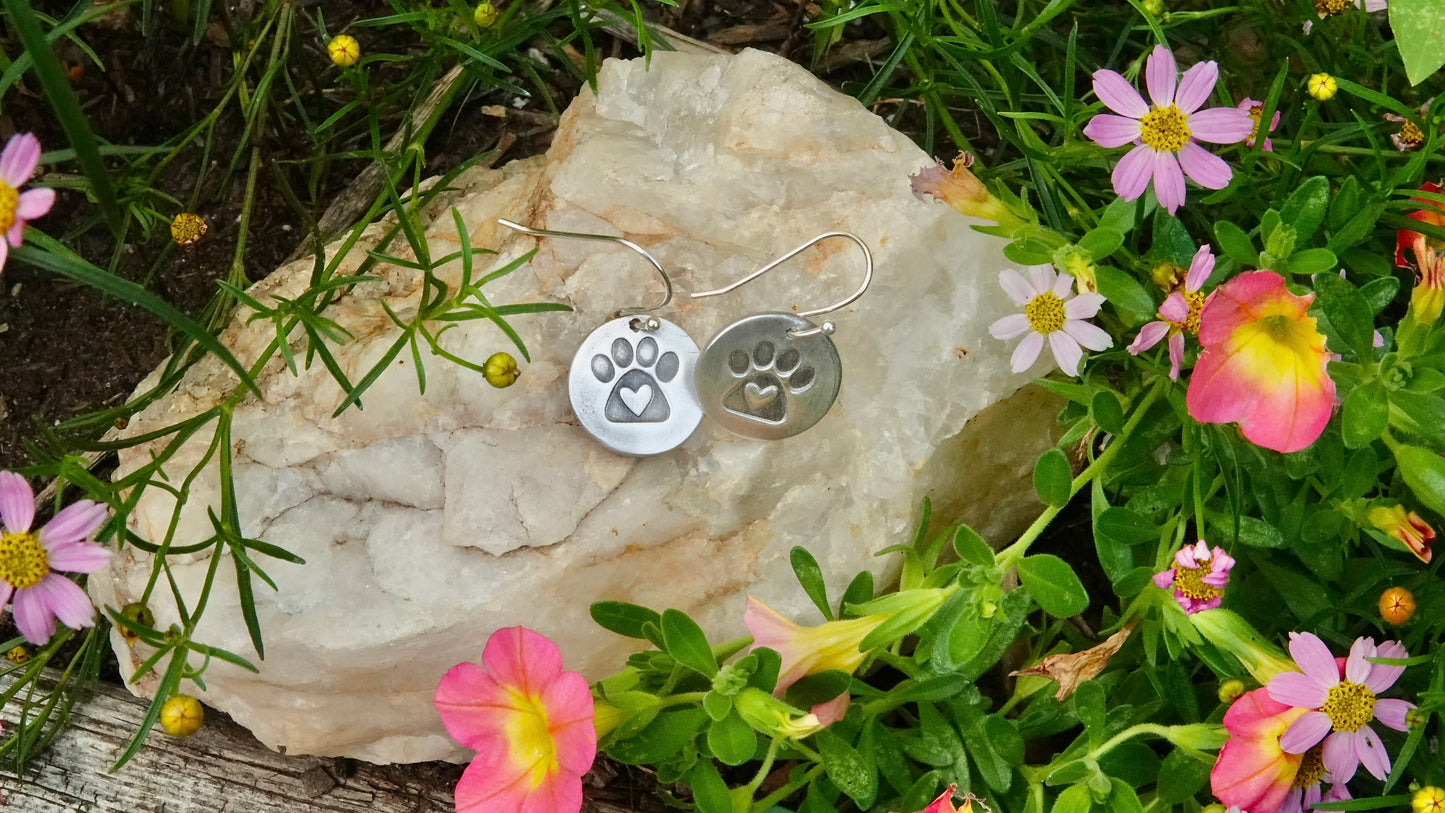 Loyal Companion Dog Print Earrings