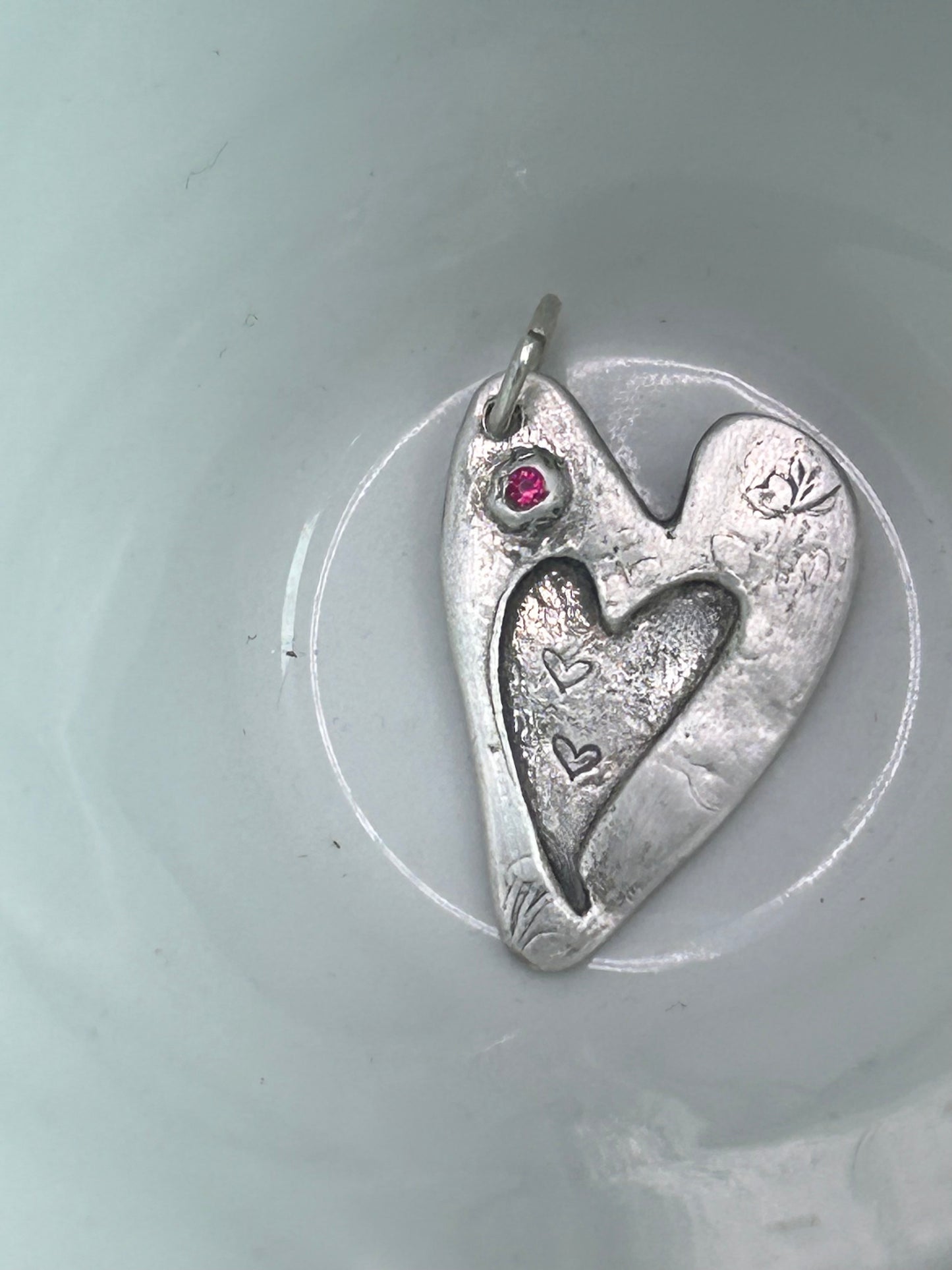 Heart Within A Heart Pendant