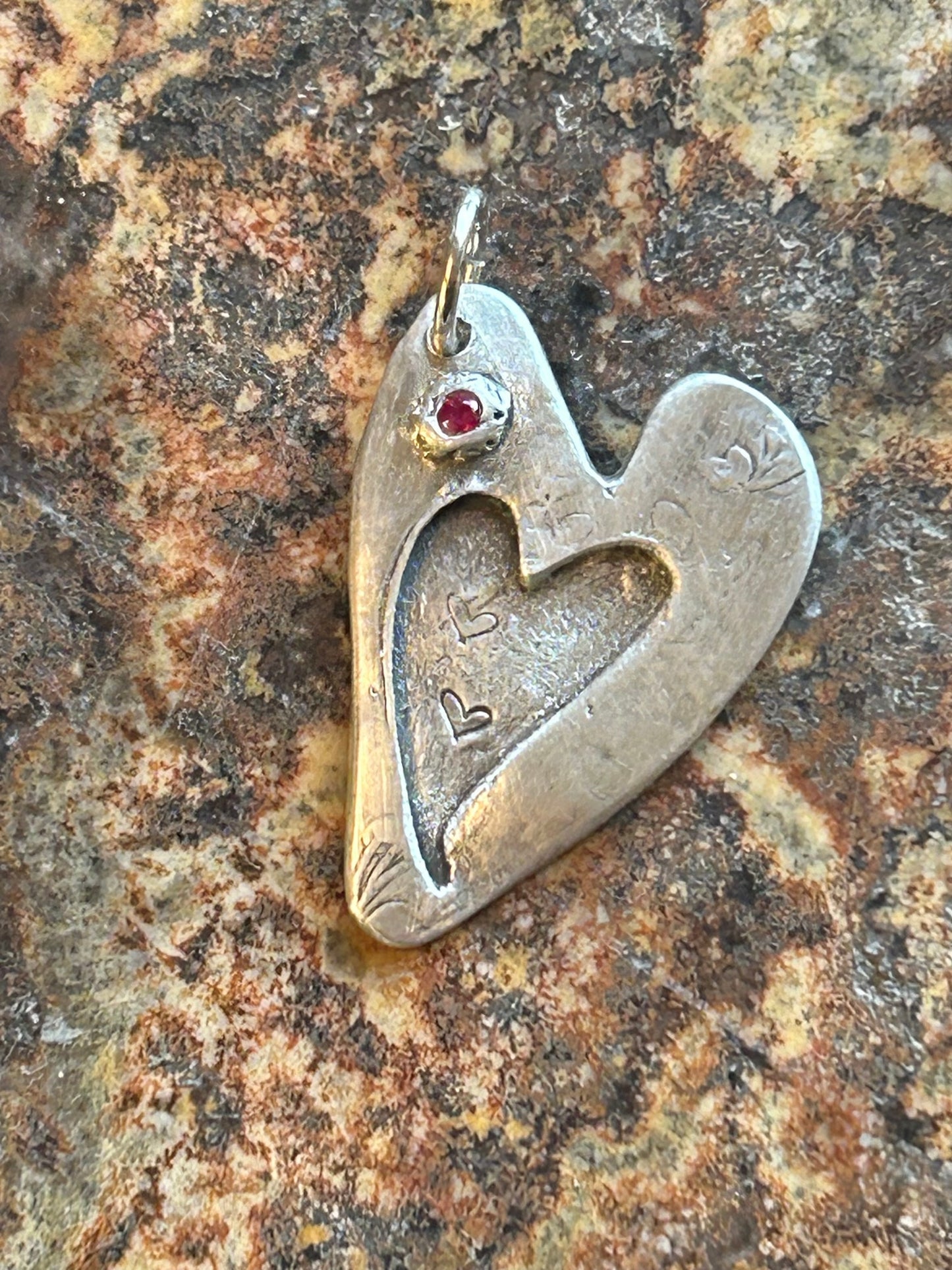 Heart Within A Heart Pendant