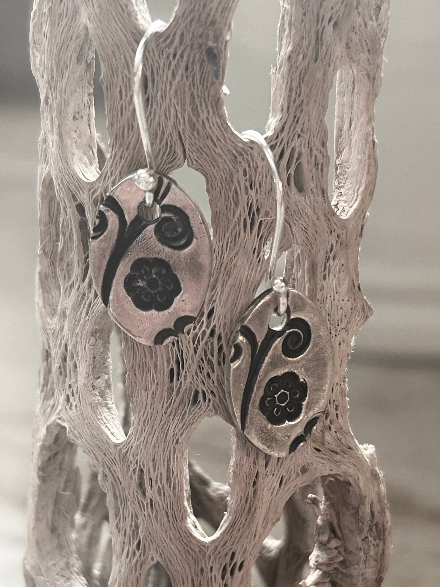 Oval Drop Earrings