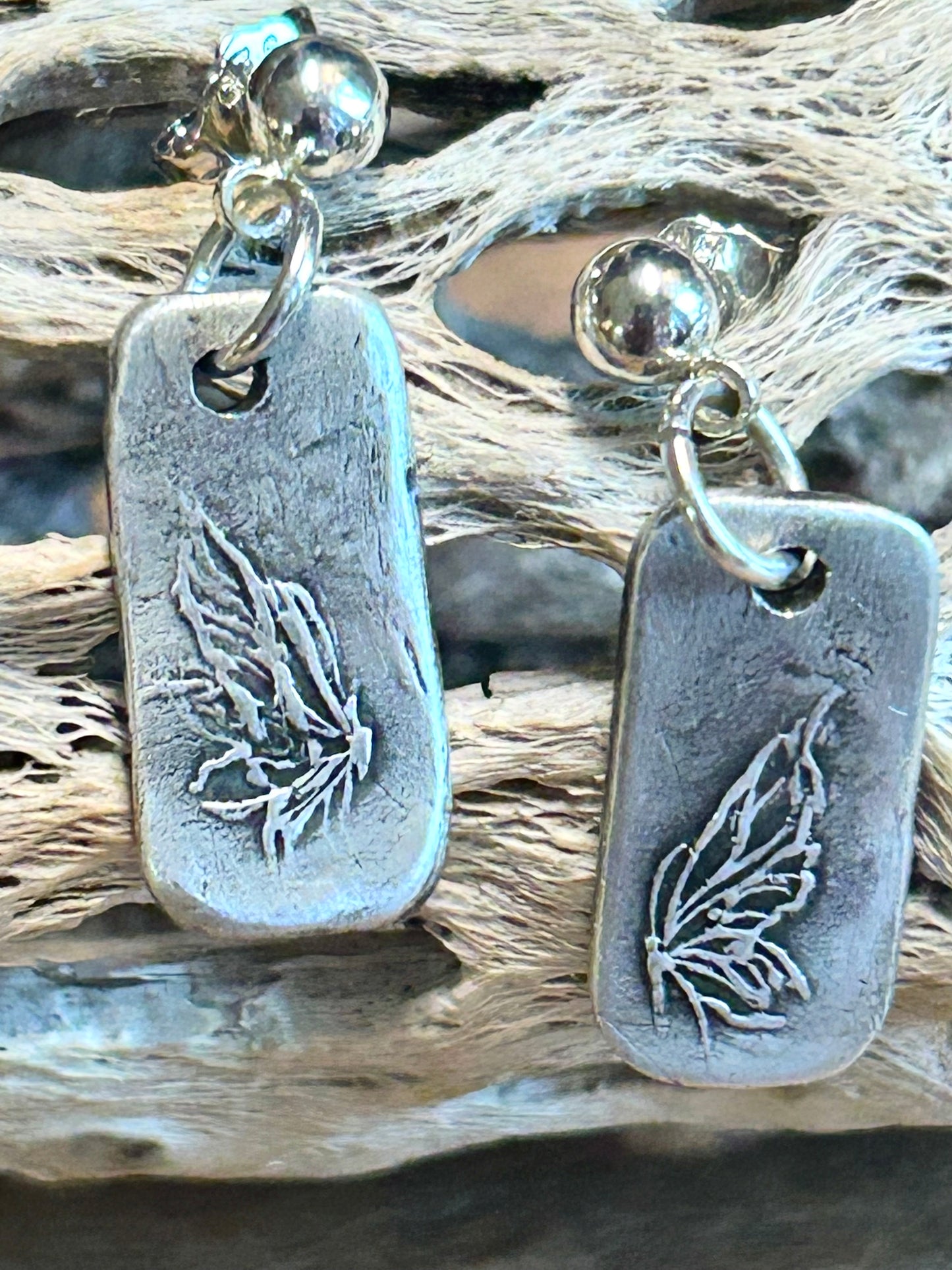 Fine Silver Butterfly Earrings – Handcrafted Nature Inspired Jewelry