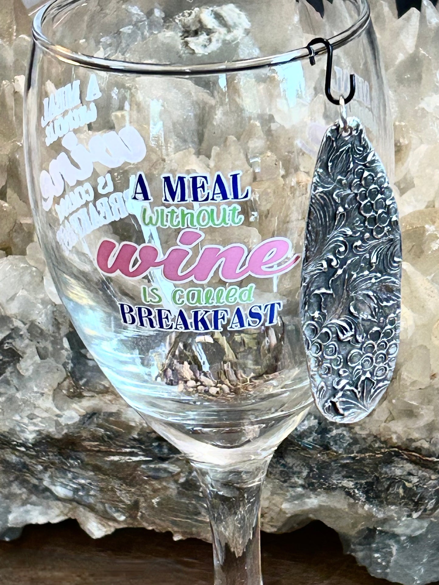 Fine Silver Vineyard Pendant – Handcrafted .999 Silver