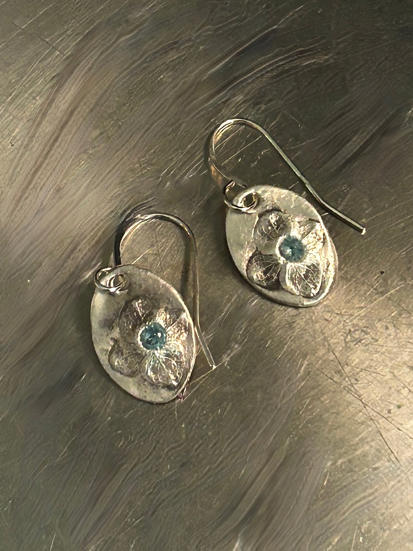 Handmade Floral Dangle Earrings