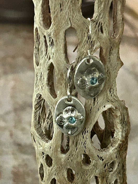Handmade Floral Dangle Earrings