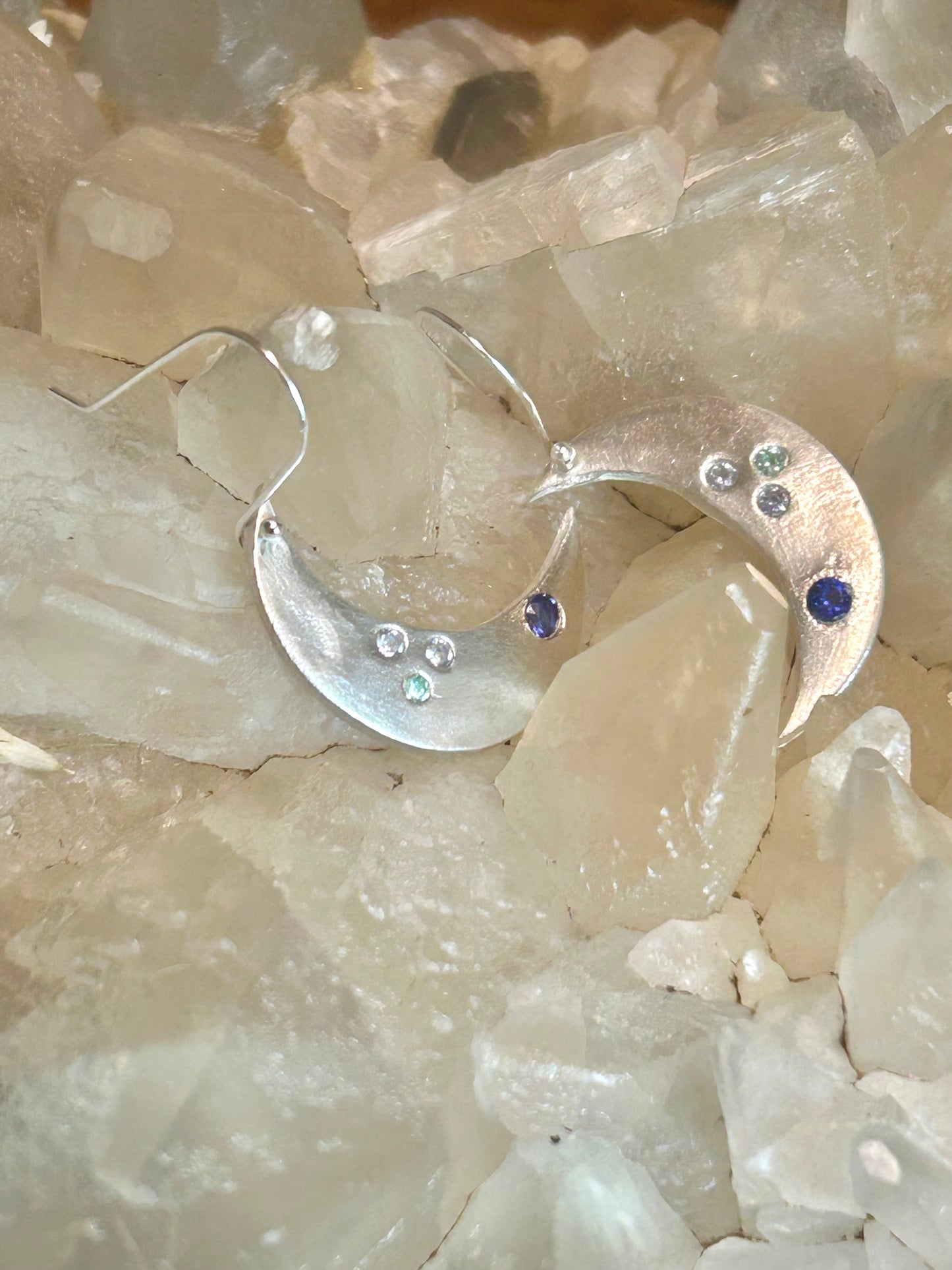 Celestial Crescent Moon Earrings