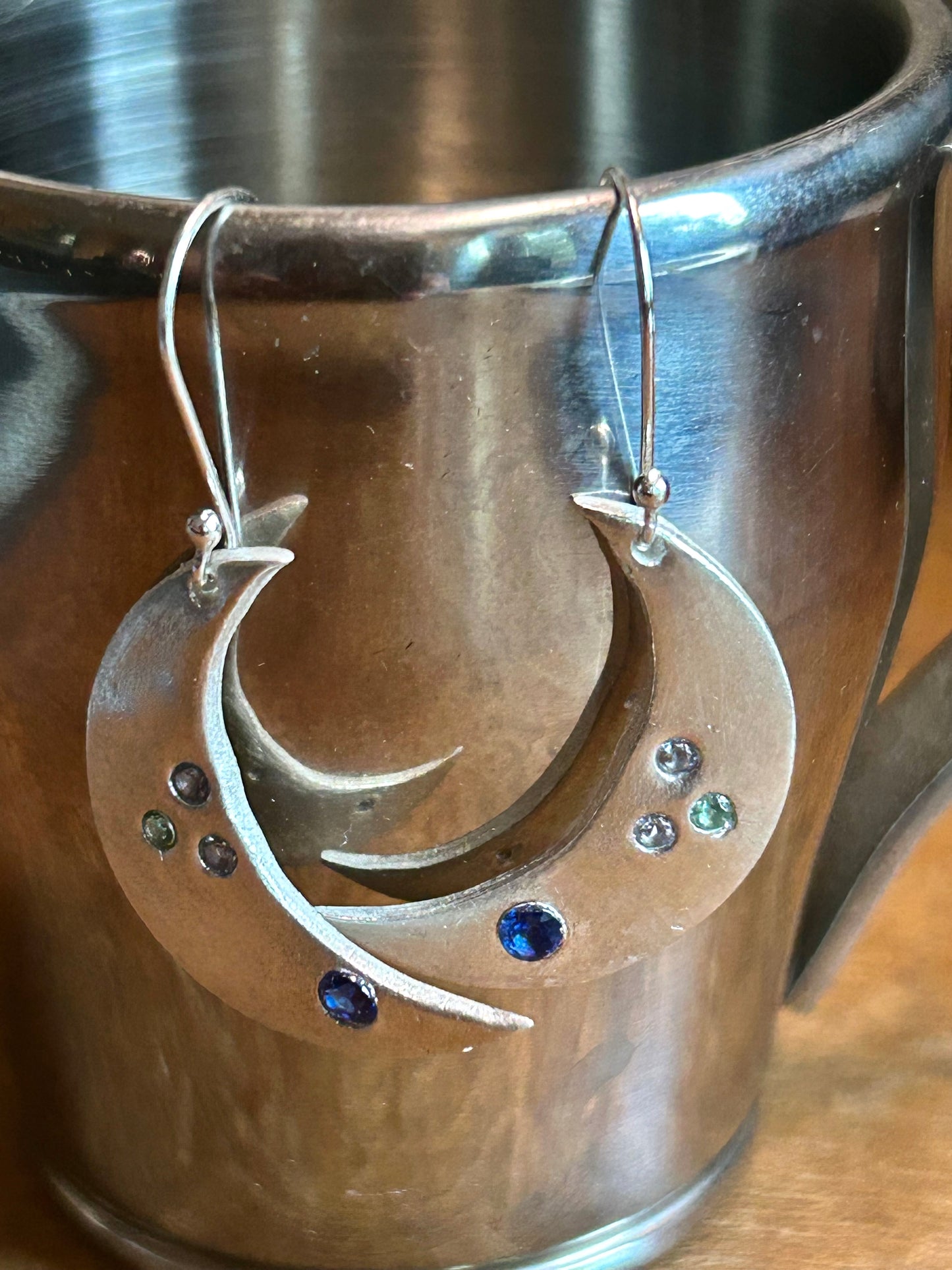 Celestial Crescent Moon Earrings