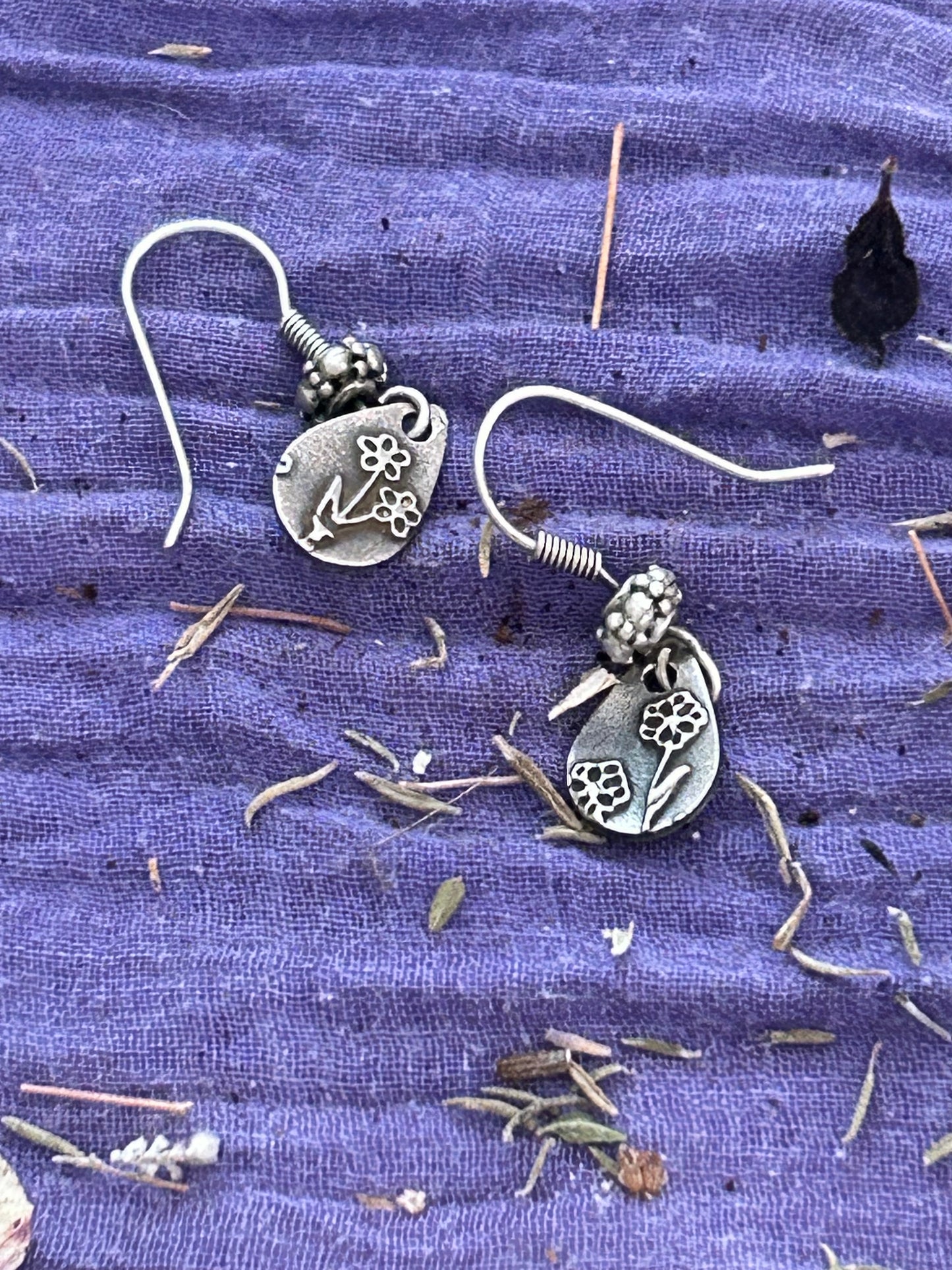 Flower Drop Earrings