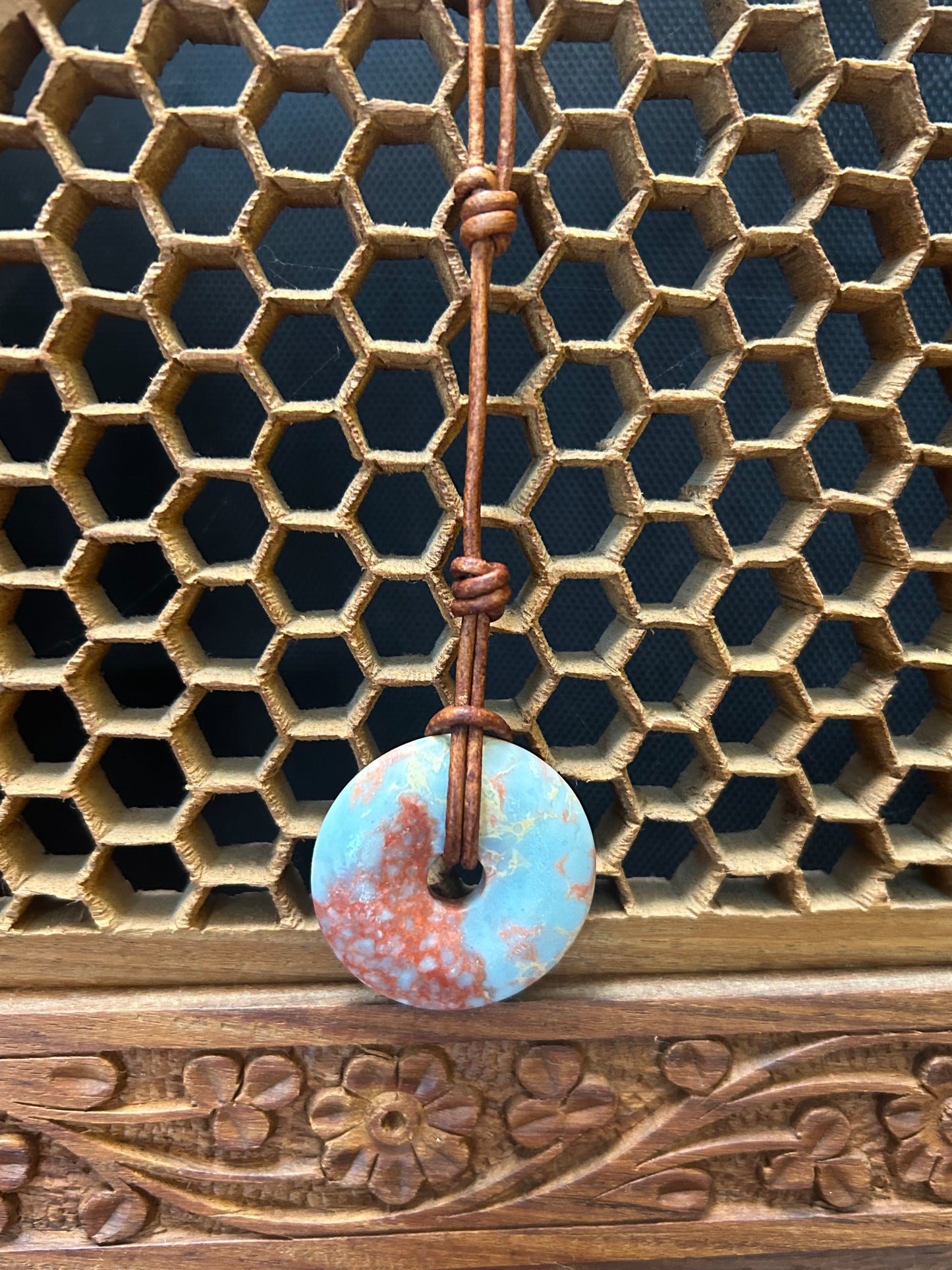 Adjustable Slide Agate Necklace