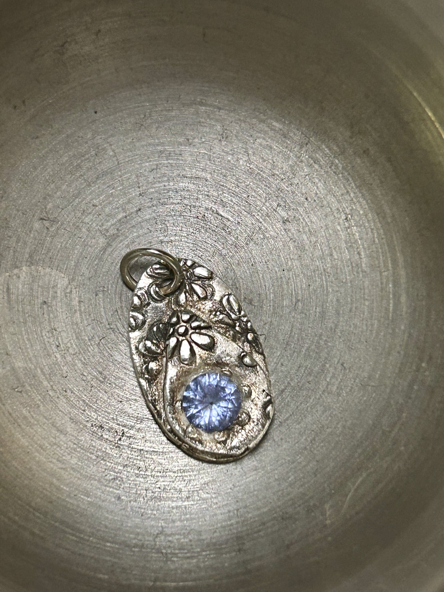 Tanzanite Fine Silver Pendant