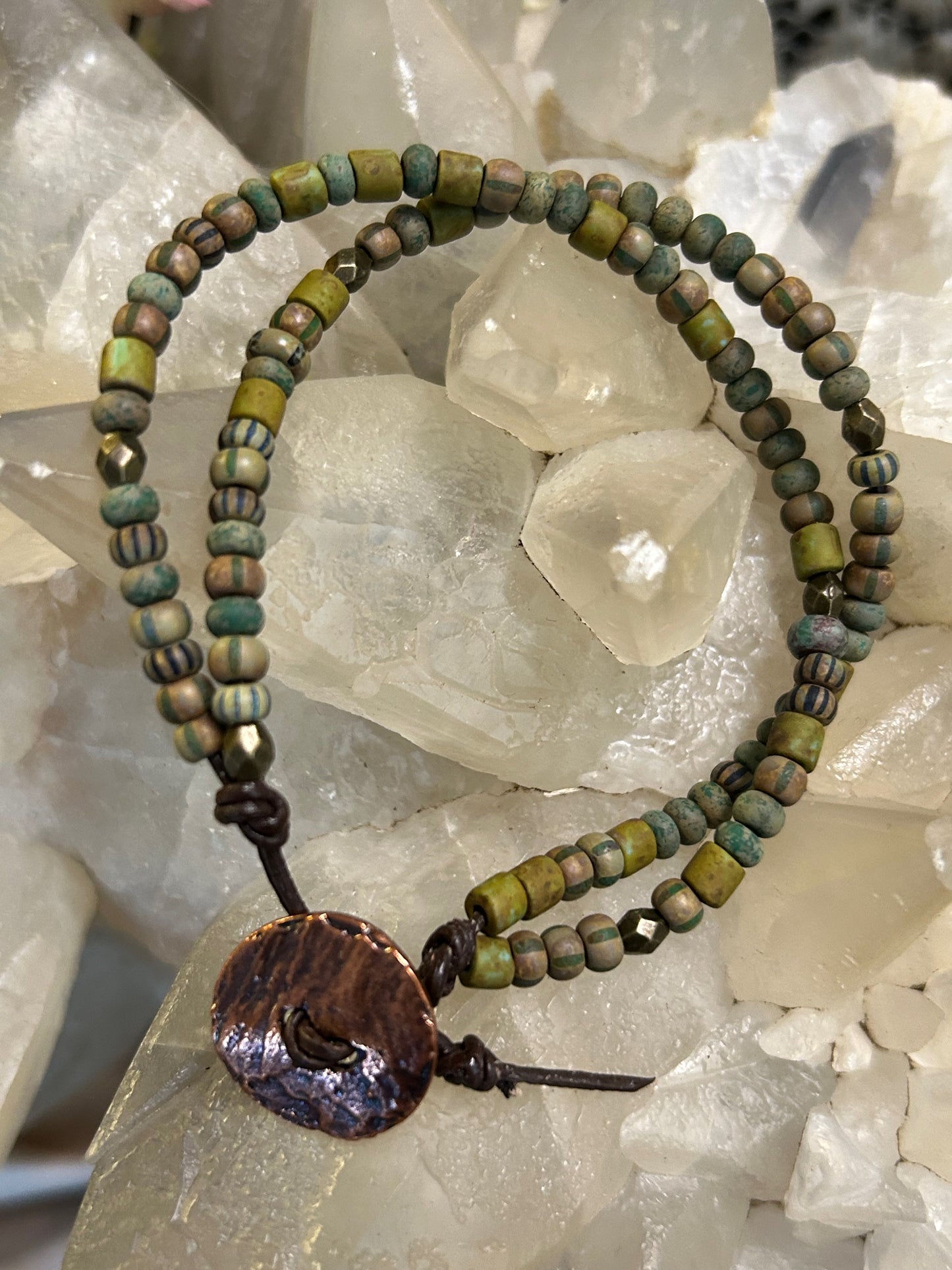 Czech glass seed bead Bracelet