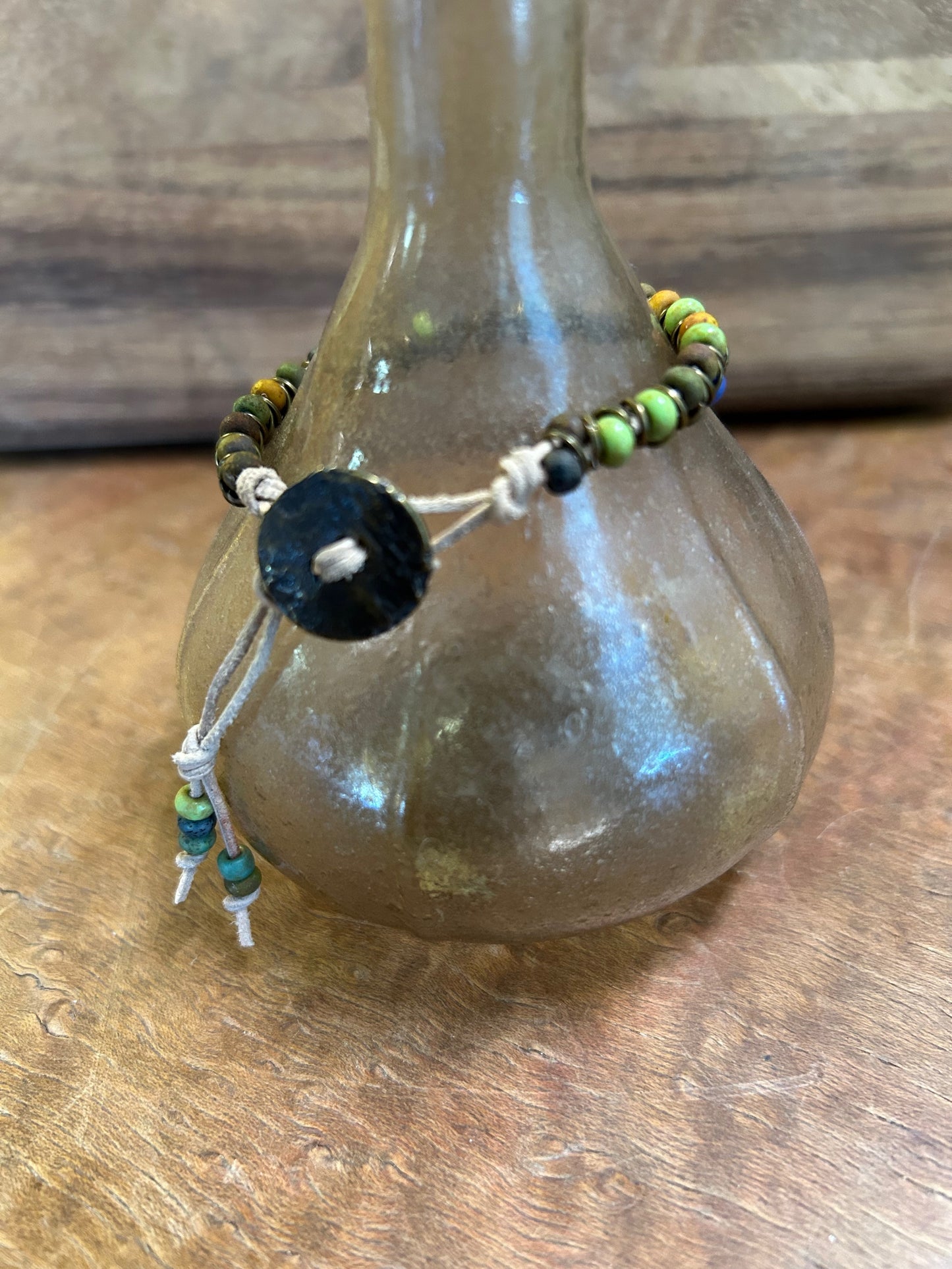 BOHO Czech Picasso glass seed bead Bracelet