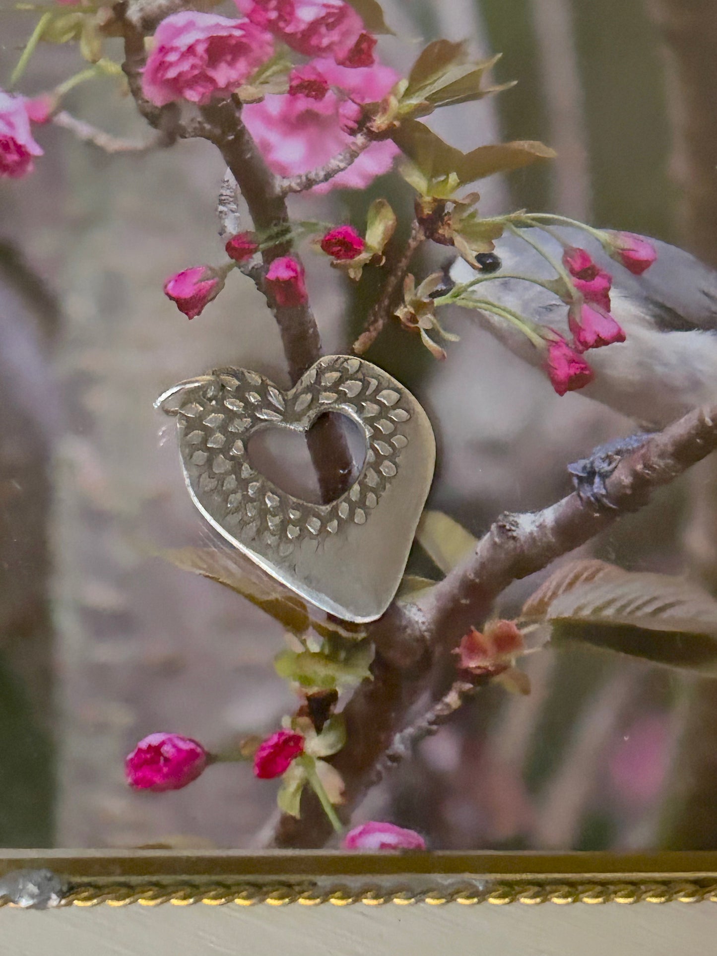 Entwined Hearts Blossom Pendant