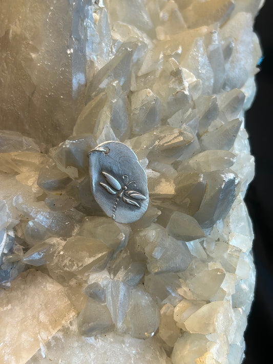 Fine Silver Dragonfly Pendant